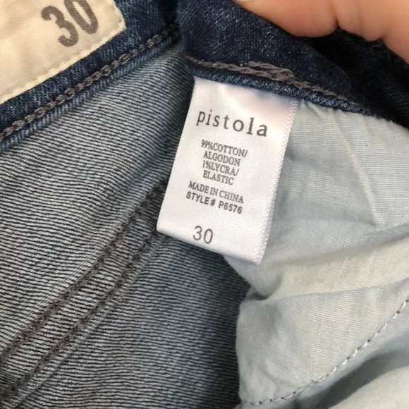 Pistola Tory Distressed Ankle Zip Skinny Jean - Picture 5 of 7